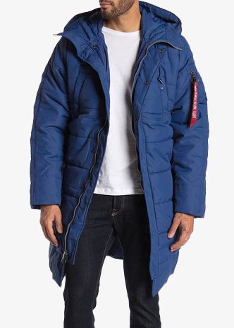 Зимняя парка (куртка) Alpha Industries N-3B Reverb Parka Синя 28438 фото