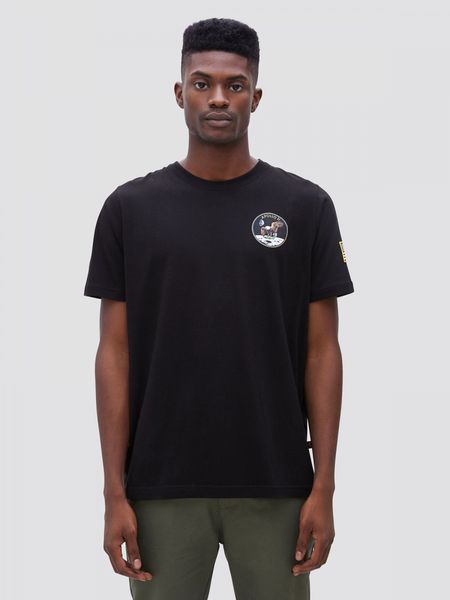 Футболка Alpha Industries Apollo Tee Чорна 28970 фото