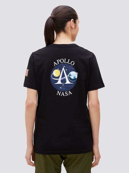 Футболка Alpha Industries Apollo Tee Чорна 28970 фото