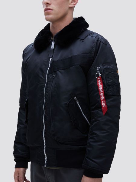 Куртка Alpha Industries Injector Mod Flight Jacket Чорна 28506 фото