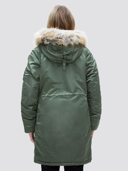 Жіноча зимова куртка N-3b Alpha Industries Elyse Parka Зелена 28830 фото