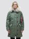 Жіноча зимова куртка N-3b Alpha Industries Elyse Parka Зелена 28830 фото 1