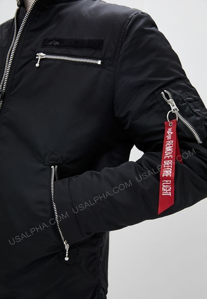 Куртка Alpha Industries Machina Biker Jacket Чорна 28394 фото