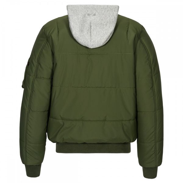 Куртка-бомбер Alpha Industries MA-1 Natus Quilted Зелена 27647 фото