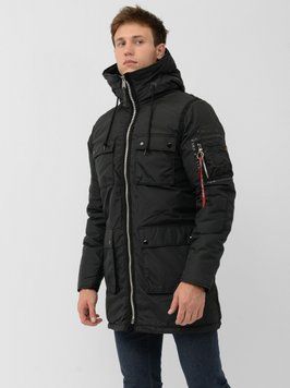 Куртка (парка) Alpha Industries N-3B Skytrain Черная 28452 фото