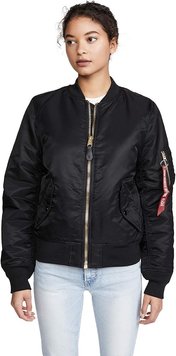 Жіноча куртка Alpha Industries MA-1 Women Чорна 28757 фото