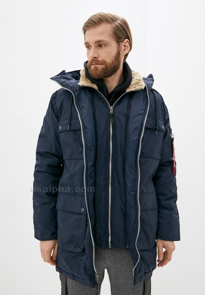 Куртка (парка) Alpha Industries N-3B Skytrain Синя 28453 фото