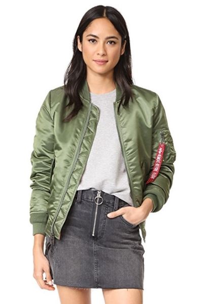 Жіноча куртка Alpha Industries MA-1 Women Зелена 28762 фото