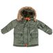 Куртка Alpha Industries Youth N-3B Зелена 28940 фото