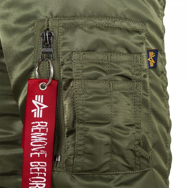 Куртка Alpha Industries MA-1 Long W Зелена 28815 фото