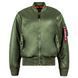 Куртка Alpha Industries MA-1 Blood Chit Зеленая 27961 фото 4