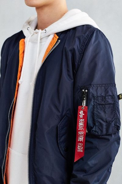 Куртка Alpha Industries L-2b Scout Синя 28220 фото