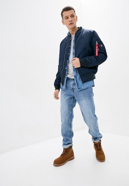 Куртка (бомбер) AIRBOSS MA-1 Flight Jacket Синя 28671 фото