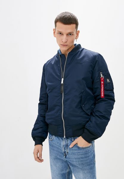 Куртка (бомбер) AIRBOSS MA-1 Flight Jacket Синя 28671 фото