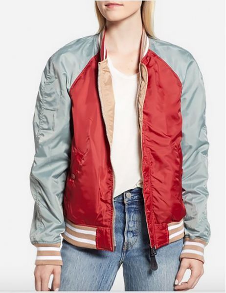 Куртка Alpha Industries L-2b Raglan W Розовый 28859 фото