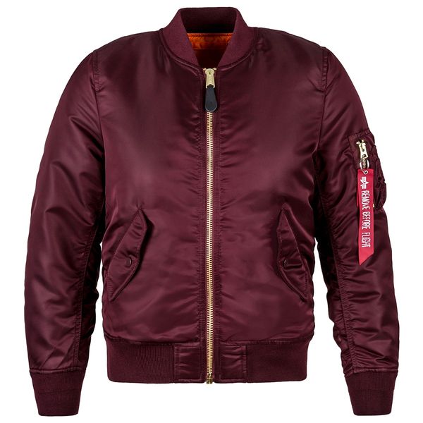 Жіноча куртка Alpha Industries MA-1 Women Бордова 28771 фото