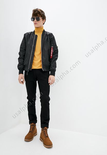 Куртка Alpha Industries L-2b Scout Чорна 28227 фото