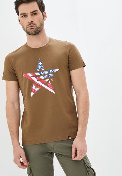 Футболка Airboss USA Tee Коричнева 29119 фото