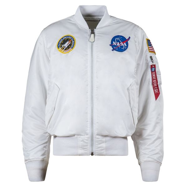 Куртка Alpha Industries MA-1 NASA Білий 28020 фото