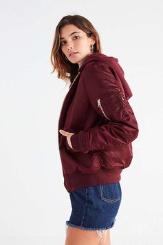 Куртка Alpha Industries MA-1 Natus W Бордова 28840 фото