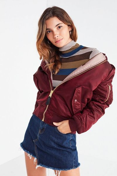 Куртка Alpha Industries MA-1 Natus W Бордова 28840 фото