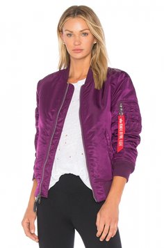 Жіноча куртка Alpha Industries MA-1 Women Фіолетовий 28776 фото