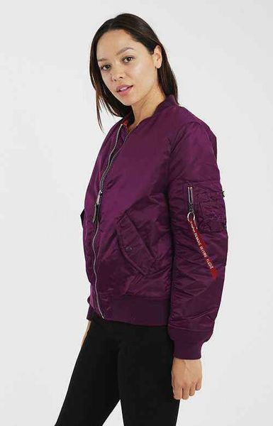 Жіноча куртка Alpha Industries MA-1 Women Фіолетовий 28776 фото