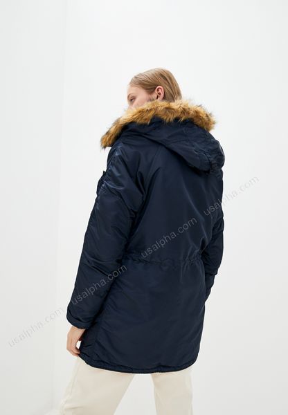 Жіноча зимова куртка N-3b Alpha Industries N-3B Women Синя 28735 фото