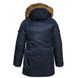 Жіноча зимова куртка N-3b Alpha Industries N-3B Women Синя 28735 фото 2