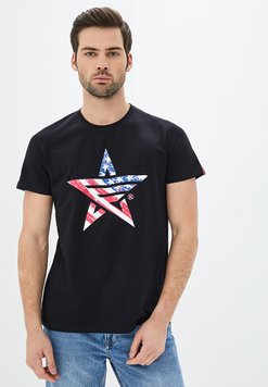 Футболка Airboss USA Tee Чорна 29124 фото