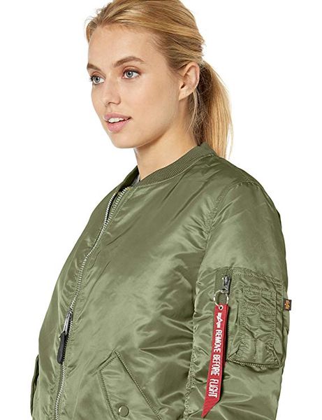 Куртка Alpha Industries MA-1 Natus W Зелена 28843 фото