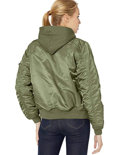 Куртка Alpha Industries MA-1 Natus W Зелена 28843 фото