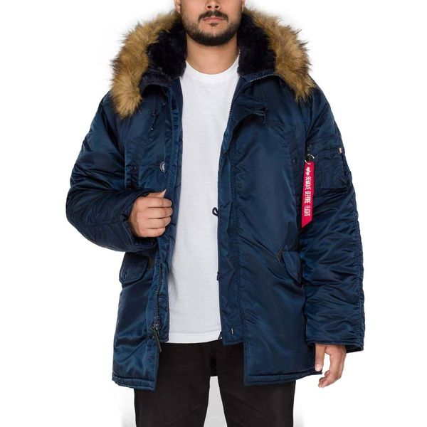 Куртка Alpha Industries N-3B Parka Синя 28075 фото