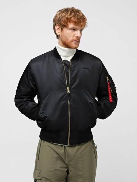 Куртка (бомбер) AIRBOSS MA-1 Flight Jacket Чорна 123250 фото