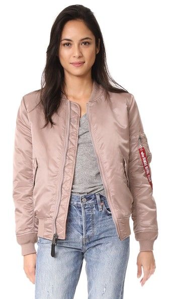 Жіноча куртка Alpha Industries MA-1 Women Рожевий 28781 фото