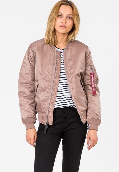 Жіноча куртка Alpha Industries MA-1 Women Рожевий 28781 фото