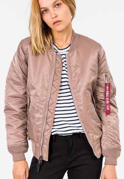 Жіноча куртка Alpha Industries MA-1 Women Рожевий 28781 фото