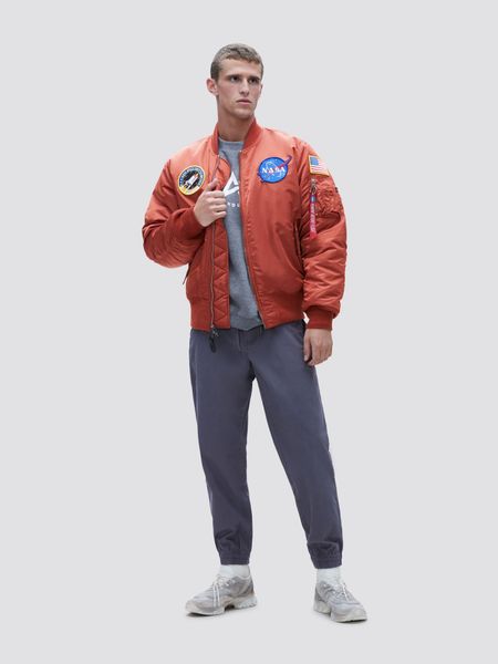 Куртка Alpha Industries MA-1 NASA Помаранчева 28027 фото