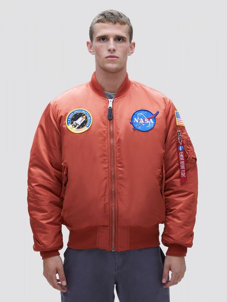 Куртка Alpha Industries MA-1 NASA Помаранчева 28027 фото