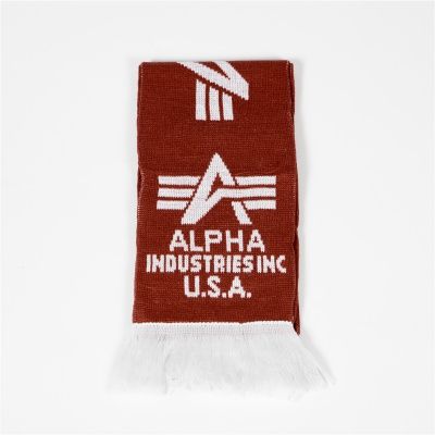 Шарф Alpha Industries Remove Before Flight Fringe Scarf Червоний 29263 фото