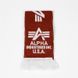 Шарф Alpha Industries Remove Before Flight Fringe Scarf Червоний 29263 фото 2