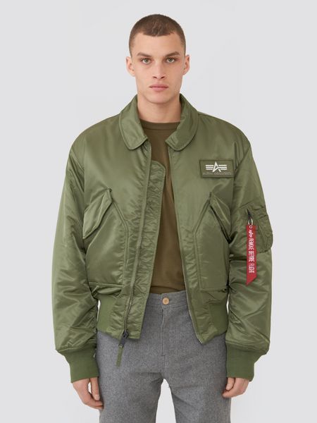 Куртка Alpha Industries CWU 45/P Зеленая 27920 фото