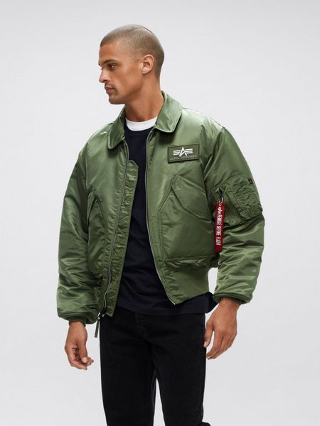 Куртка Alpha Industries CWU 45/P Зеленая 27920 фото