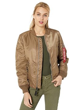 Куртка (бомбер) Alpha Industries MA-1 Laced W Коричнева 28851 фото