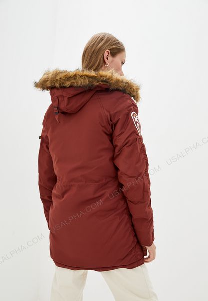 Жіноча куртка "аляска" Alpha Industries Altitude Women Червона 28745 фото