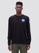 Світшот (кофта) Alpha Industries SPACE SHUTTLE LONG SLEEVE TEE Чорна 28964 фото 1