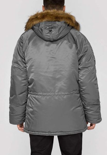 Куртка Alpha Industries N-3B Parka Сіра 28084 фото