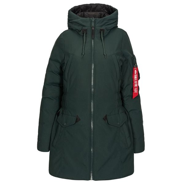 Пуховик Alpha Industries N-3B Down Parka W Зелений 28861 фото