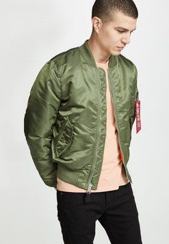 Куртка Alpha Industries MA-1 Slim Fit Зелена 28143 фото