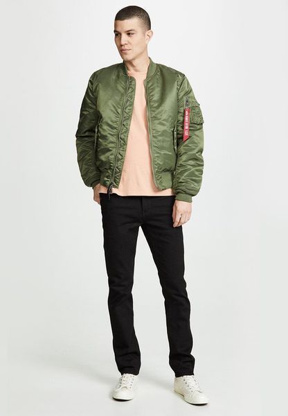 Куртка Alpha Industries MA-1 Slim Fit Зелена 28143 фото